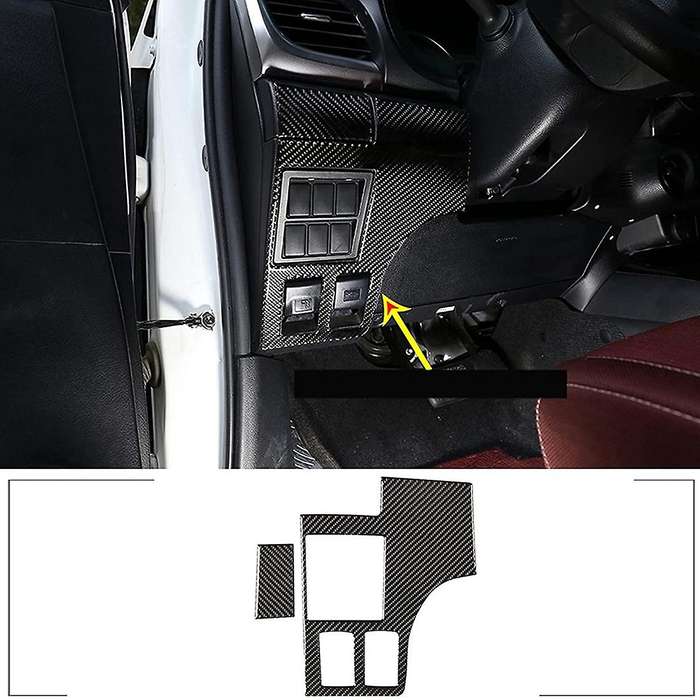For Toyota Hilux 15-21 Hood Switch Panel Cover Decoration Interior