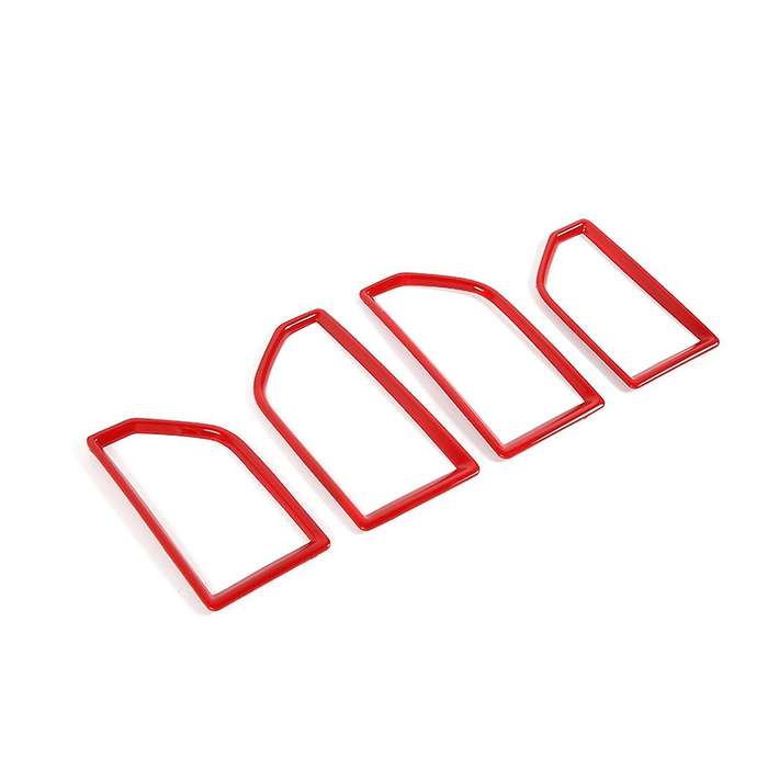 Outlet Vent Cover Trim Sticker for 2015-2020 Ford F150 Abs Red
