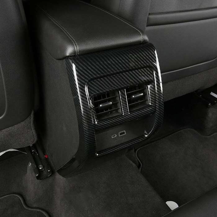 Interior Rear Air Outlet Vent Decor Trim for Cadillac Xt4 2018 -2020