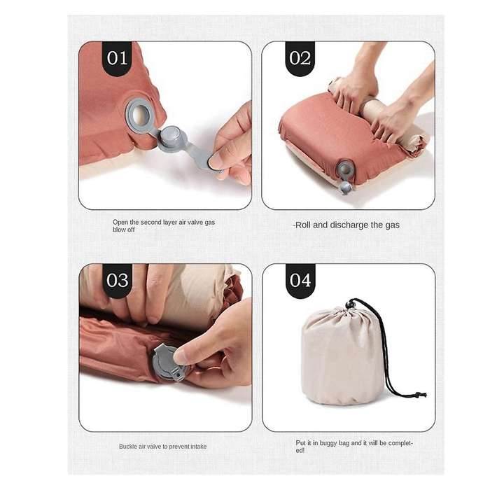Portable Ultralight Inflatable Air Pillows Camping Sleep Cushion