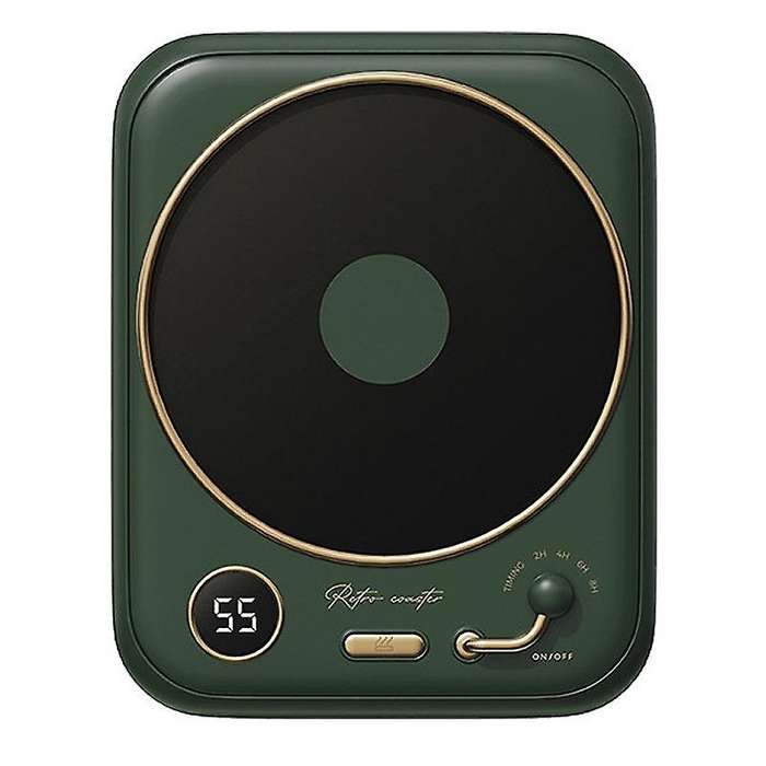 Coffee Cup Heater,constant Temperature Heating Coaster, Green Us Plug