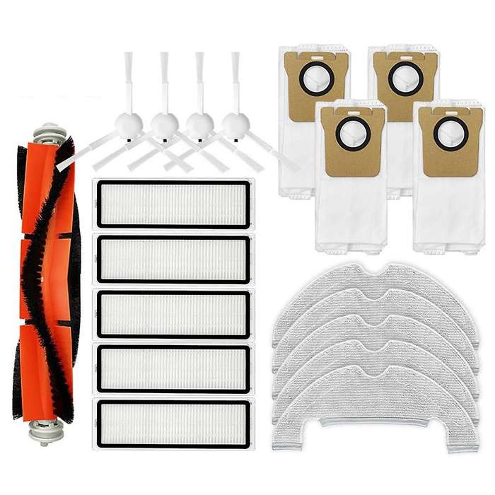 19pcs Main Side Brush Hepa Filter Dust Bag for Kits Xiaomi Mijia