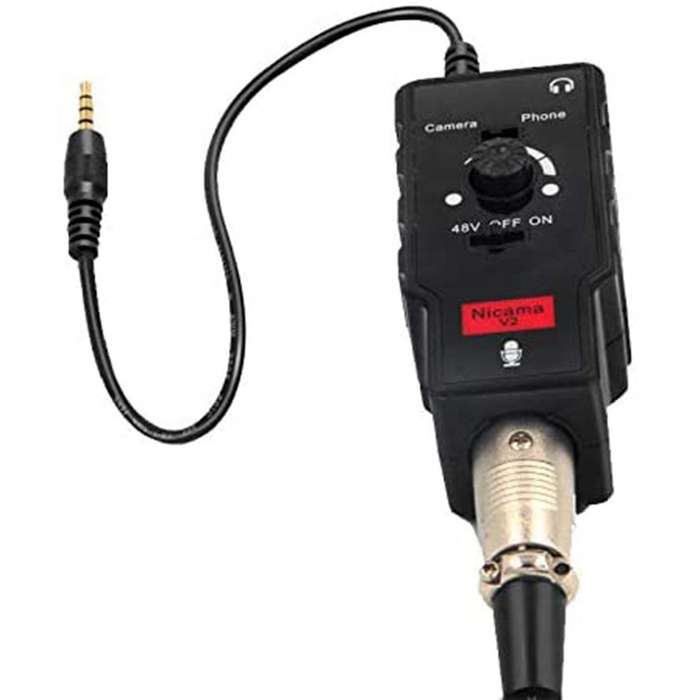 Nicama V2 Xlr Microphone/guitar Adapter with Phantom Accessories