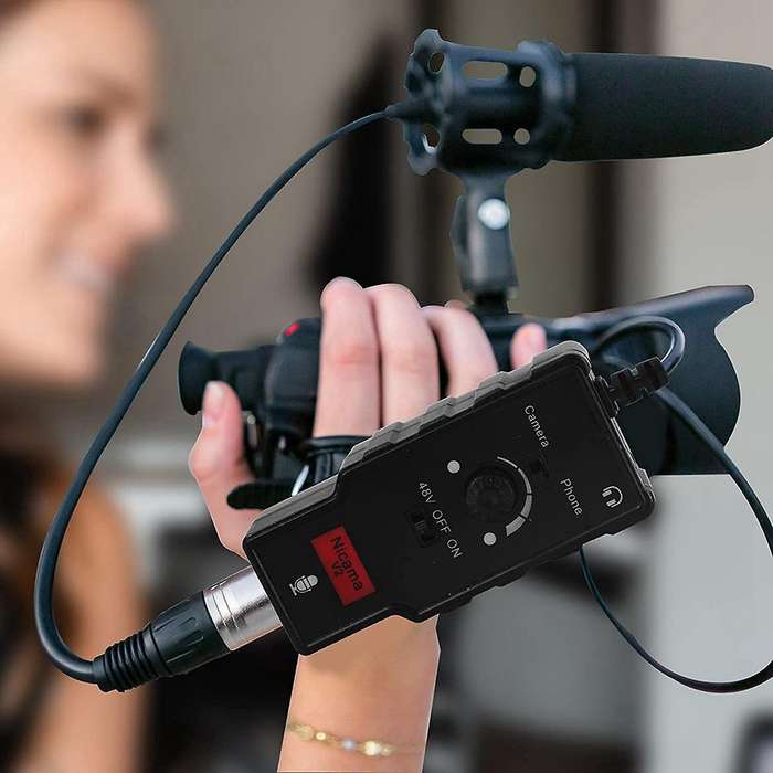 Nicama V2 Xlr Microphone/guitar Adapter with Phantom Accessories