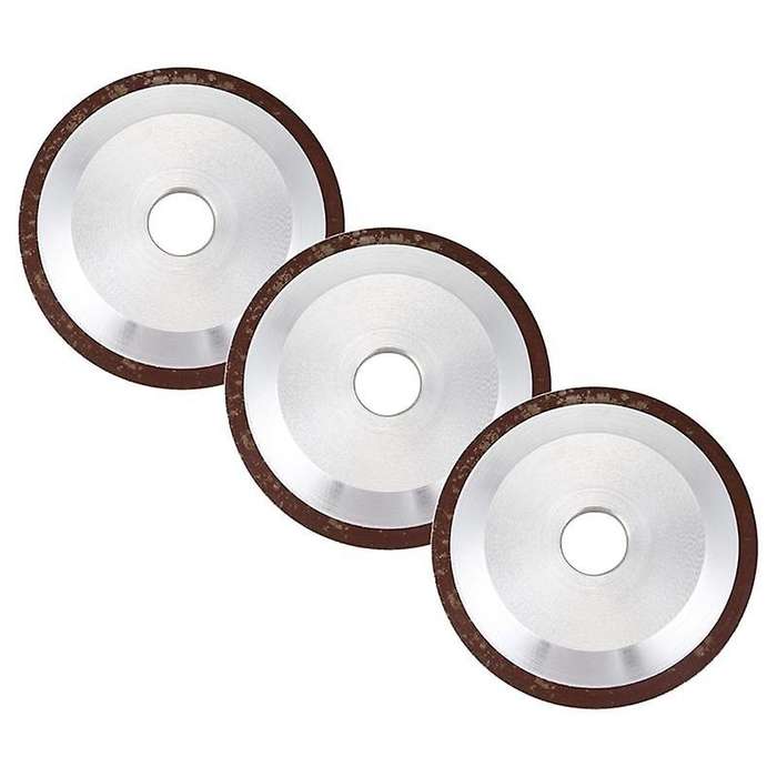 3x New 100mm Diamond Grinding Wheel 180 Grit Cutter for Carbide Metal
