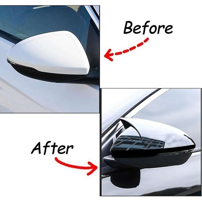 For Buick Regal 2017-2021 Car Side Horn Rearview Mirror,black
