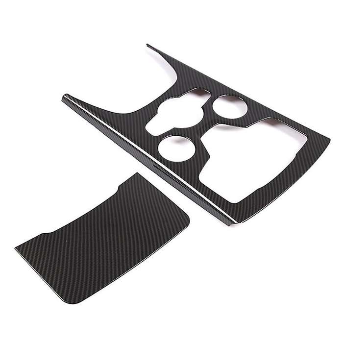 2pcs Car Central Gear Panel Control Panel Decal Interior Modification