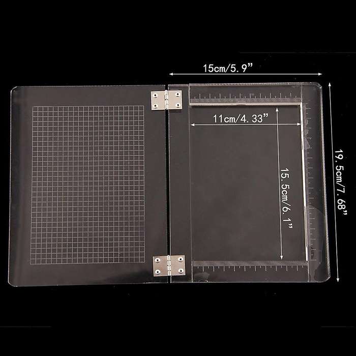 Stamping Platform Tool Positioning Transparent Stamp Folding Board