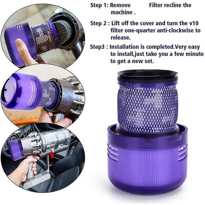 4 Pcs Replacement Filter for Dyson V11 Sv14 Animal Plus Absolute
