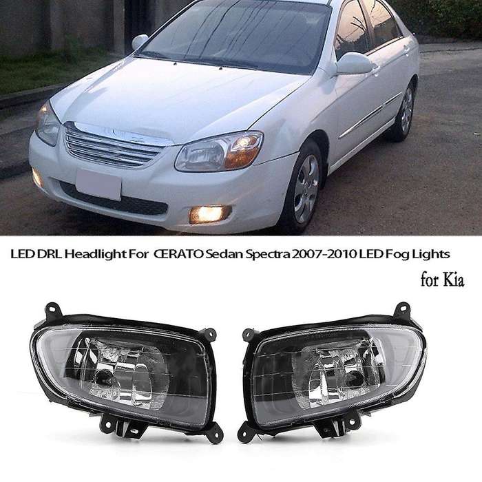 Right Front Bumper Fog Light Led Drl Headlight for Kia Cerato