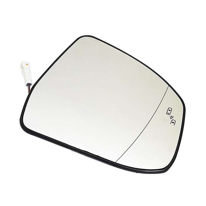 Right Door Wing Side Mirror Glass Heated Blind Spot Warning