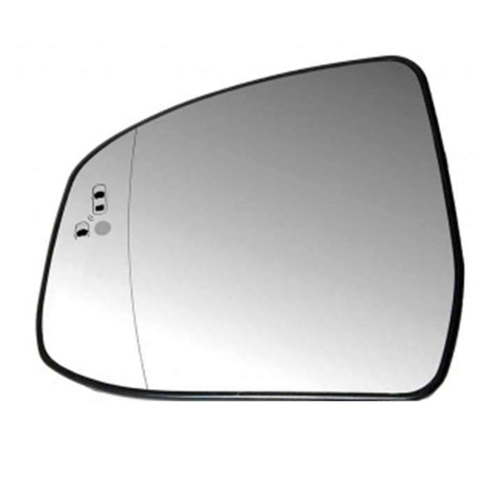 Left Door Wing Side Mirror Glass Heated Blind Spot Warning