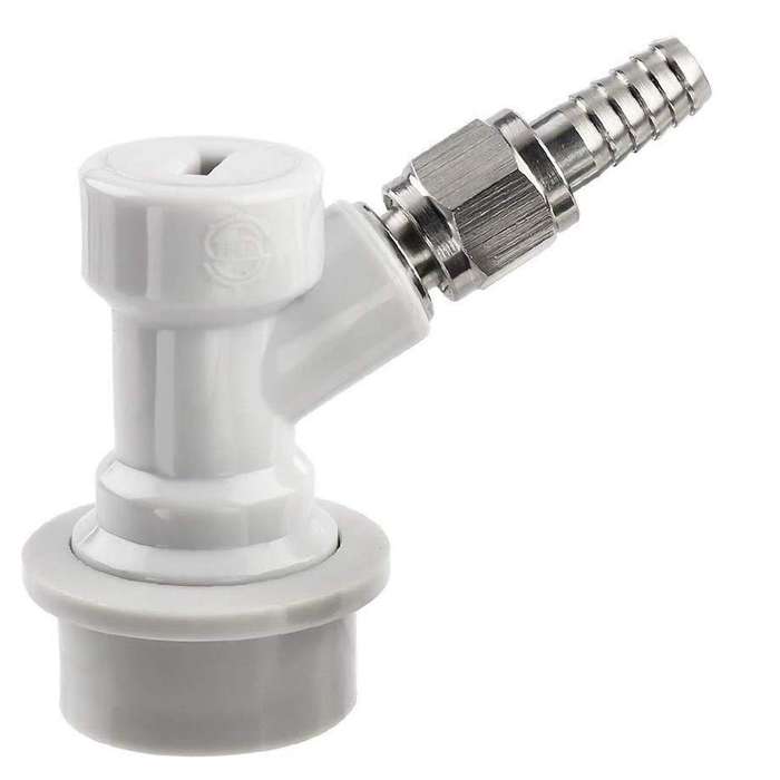 4pcs Threaded Ball Lock Barrel Fittings with Hose Clamps, Connectors