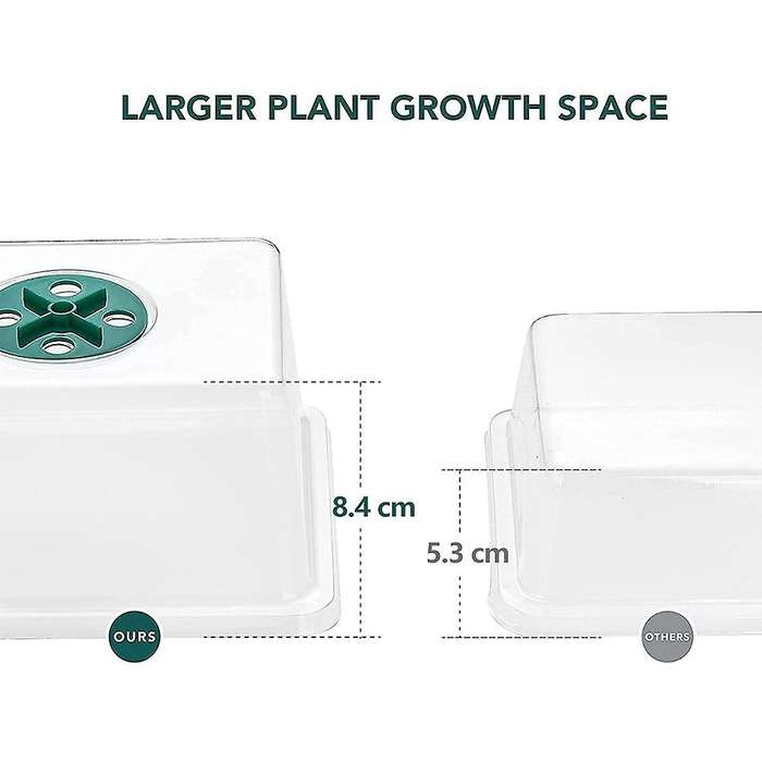 10 Pack Propagator Growing Thicken Seedling Starter Growing Trays