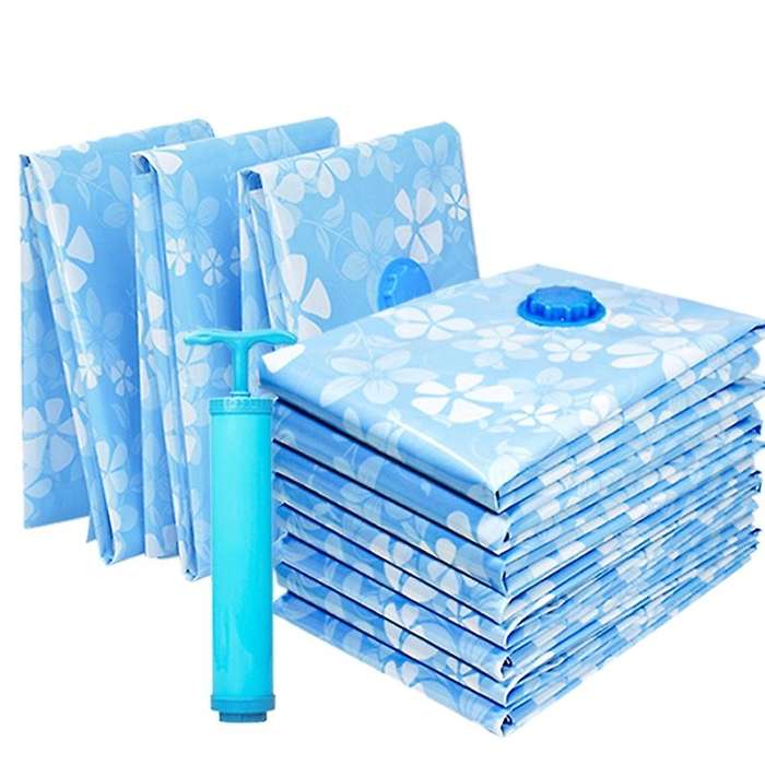 11pcs Thickened Vacuum Storage Bag for Compression Bag with Hand Pump
