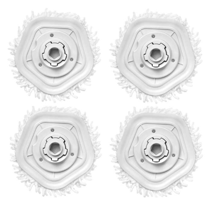 4pcs Detachable Washable Mop Cloth Holder Replacement Parts