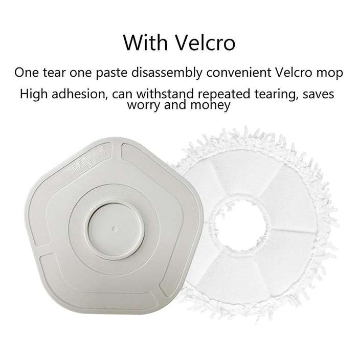 4pcs Detachable Washable Mop Cloth Holder Replacement Parts
