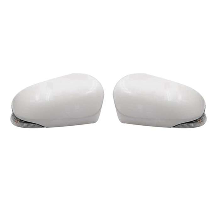1 Pair Rear View Mirror Cap with Turn Signal for Toyota Corolla 14-17