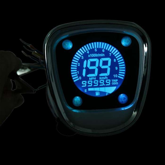 Motorcycle Lcd Digital Odometer for Honda C50 C70 C90 Passport Cub 70