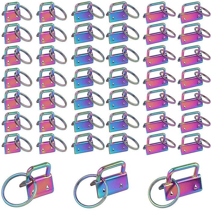 1 Inch Key Chain Hardware with Key Ring for Webbing Wristlets A