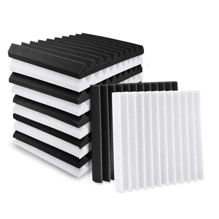 12 Pcs Acoustic Foam,sound Insulation Panels,studio Foam Wedges