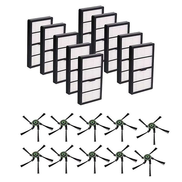 Replacement Parts Side Brush Hepa Filters for Irobot Roomba S9