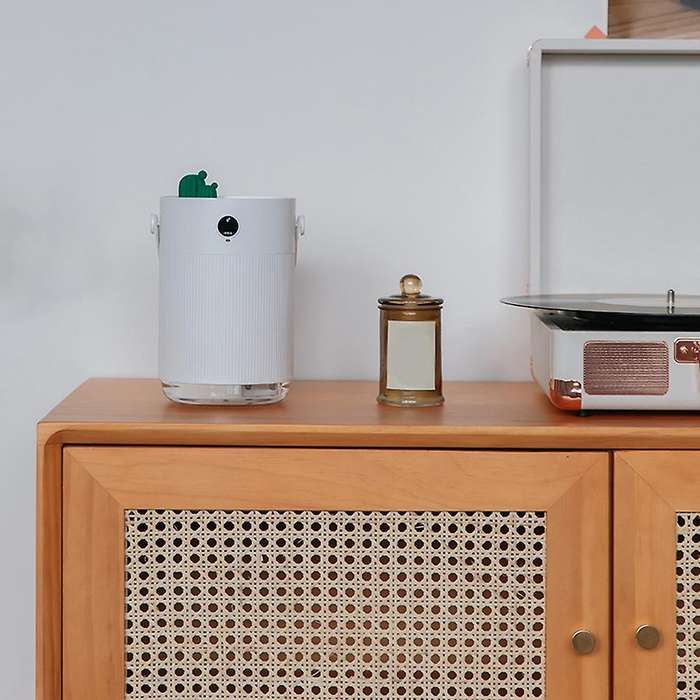 Air Diffuser Cactus Humidifier Usb Purifier 1000ml for Bedroom, Green