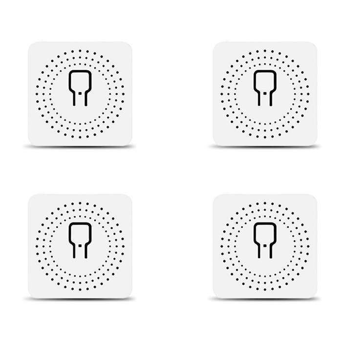 4 Pcs Mini Wifi Breaker Home Diy Electric Relay Wifi Switch 16a Life