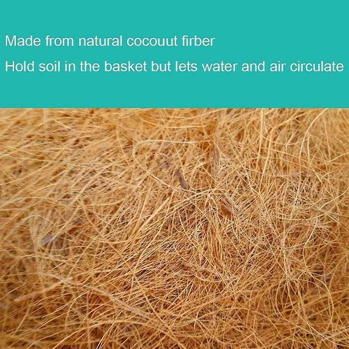 24 Inch Coconut Liners for Planters,horse Trough Coco Liners 4 Pack