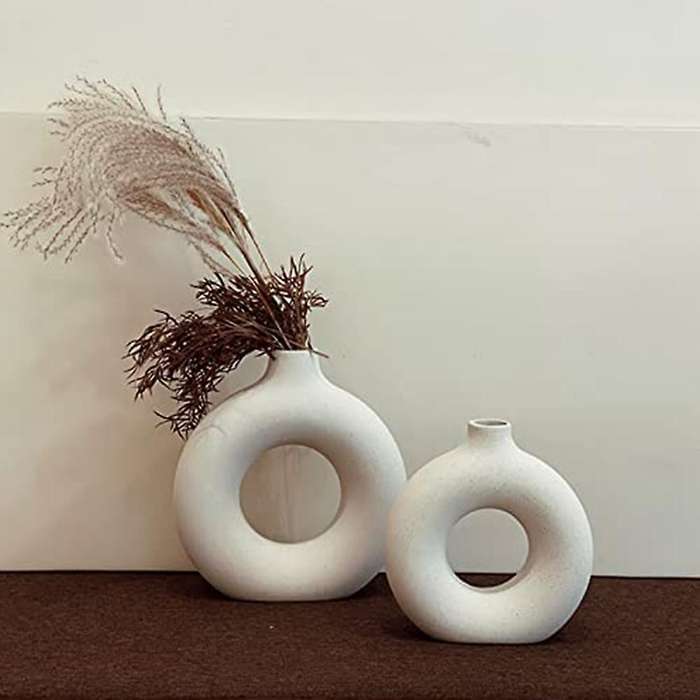Donut Vase Modern Deko Handmade Vase Dekoration Und Geschenk-m