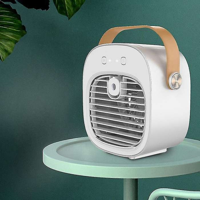 Portable Mini Air Conditioner Desktop Fan Cooler Humidifier Green