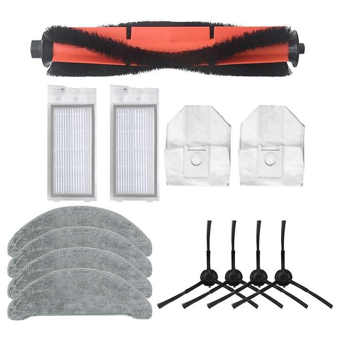 13pcs Main Brush Mop Cloth Hepa Filter Parts for Roidmi Eve Plus