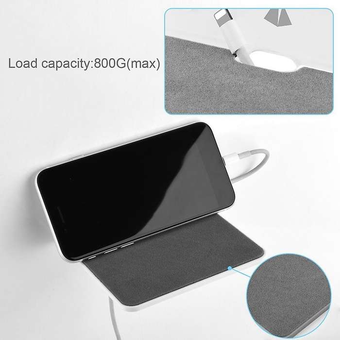 4pack Acrylic Wall Mount Display Shelf for Bluetooth Speaker-white