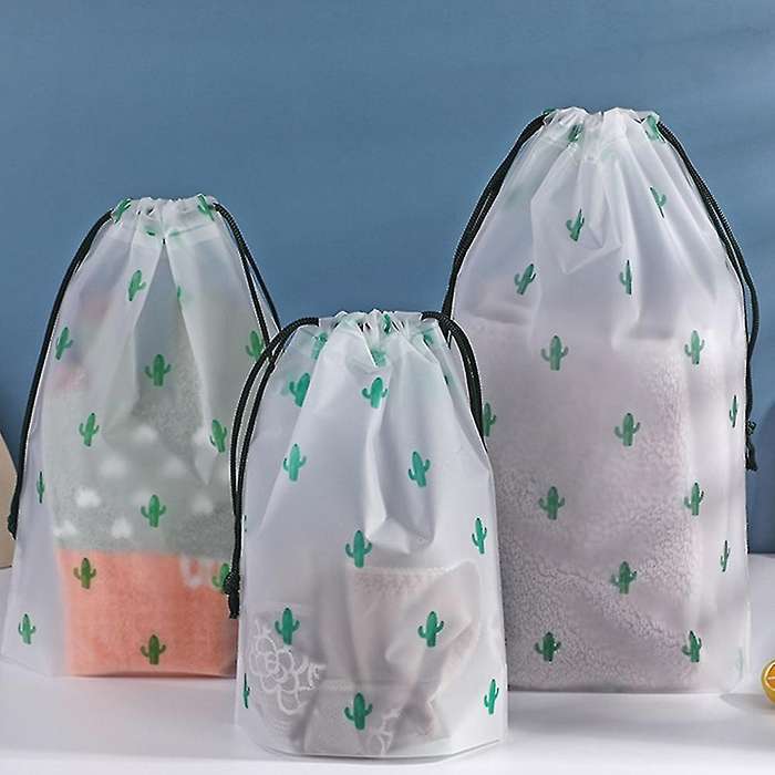 Drawstring Bag Towel Socks Packaging Underwear Dust Bag Pink