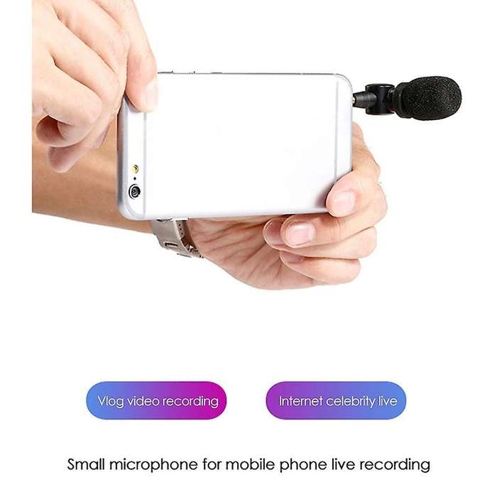 Phone Mic,flexible Condenser Microphone Mic for Phone and Youtube