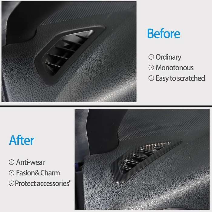 Car Center Console Dashboard Air Conditioning Outlet Frame Cover Trim