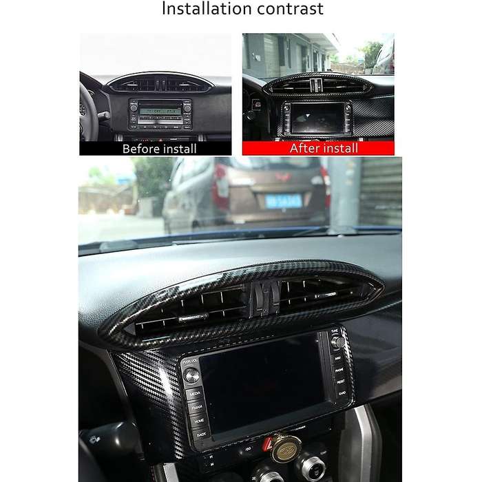 Car Center Console Dashboard Air Conditioning Outlet Frame Cover Trim