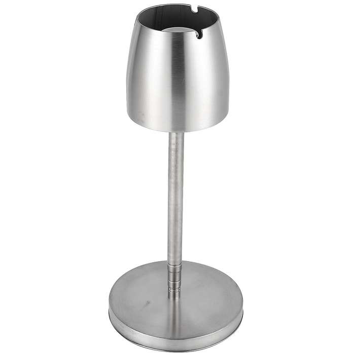 Stainless Steel Telescopic Ashtray Floor Standing Windproof Ashtray