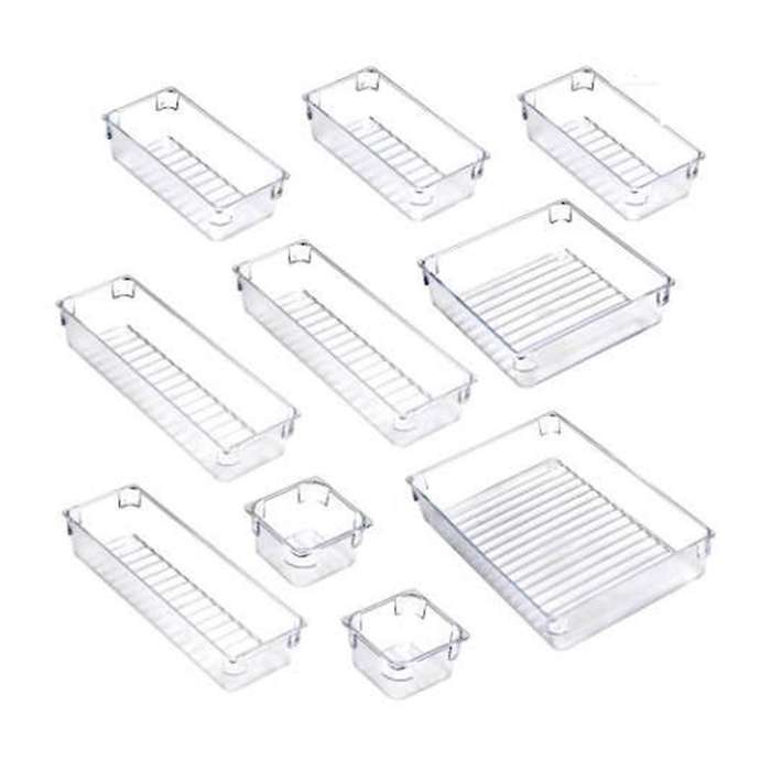 Drawer Storage and Sorting,10pcs Makeup Storage Drawer Storage Box