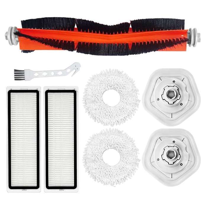 8pcs Replacement Kit Main Brush Filter Mop Cloth Cleaning Brush