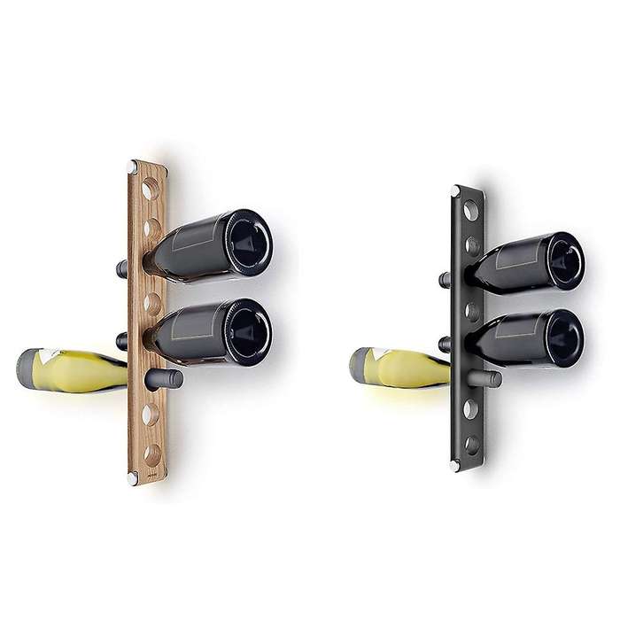 Oak Light Luxury Wine Rack Wall-mounted Wine Rack, B