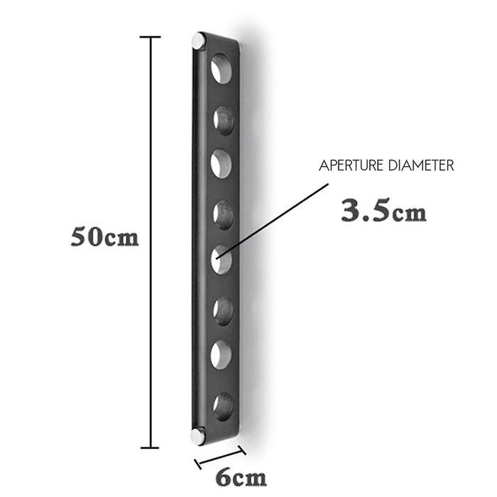 Oak Light Luxury Wine Rack Wall-mounted Wine Rack, B