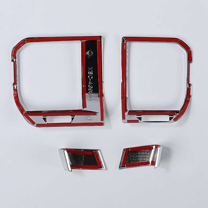 Center Air Cover Trim for Ford F150 2021 2022, Abs Silver