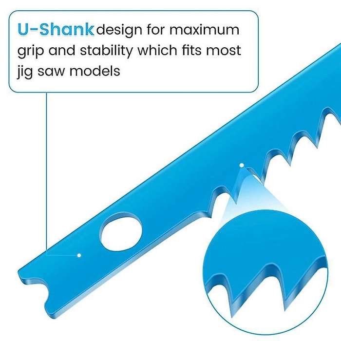 Jigsaw Blades 70pcs,6-32 Tpi Jig Saw Blades, Fit Most U Shank Jigsaws