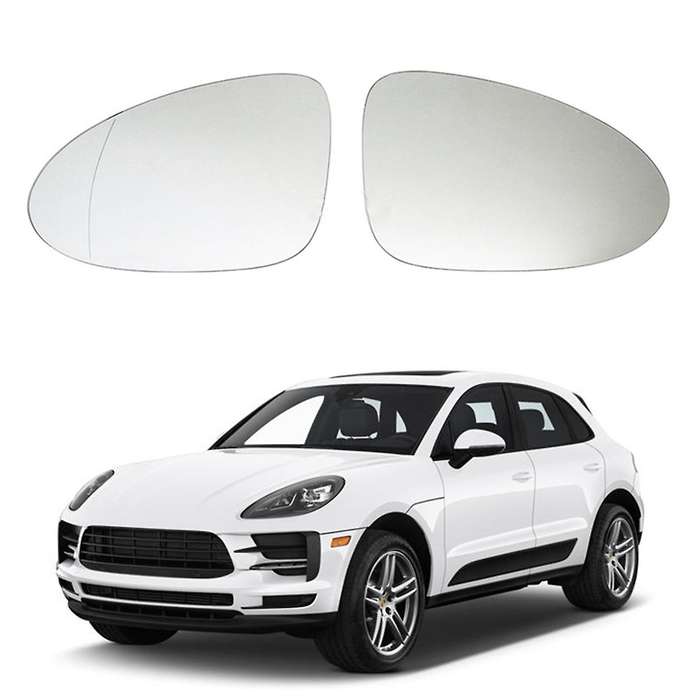 Right Door Wing Side Mirror Glass Heated with Backing Plate