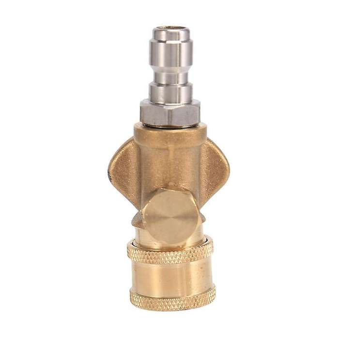 3x Quick Connecting Pivoting Coupler, 4500 Psi, 1/4 Inch
