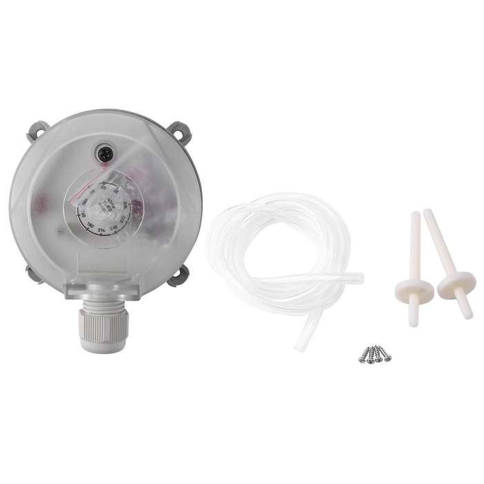 2x Air Differential Pressure Switch 30-300pa 1k-5kpa Adjustable