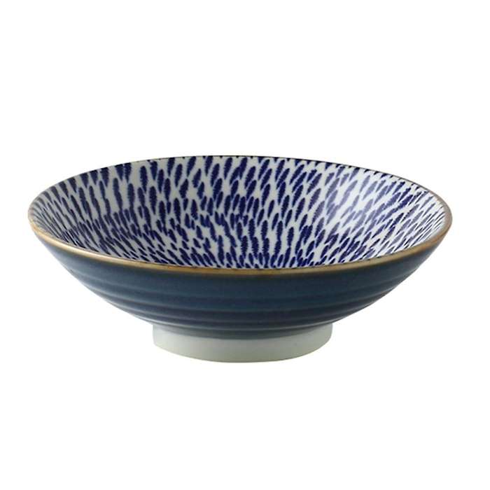 Underglaze Ceramic Bowl Home Large Noodle Bowl Soup Bowl Thread-style