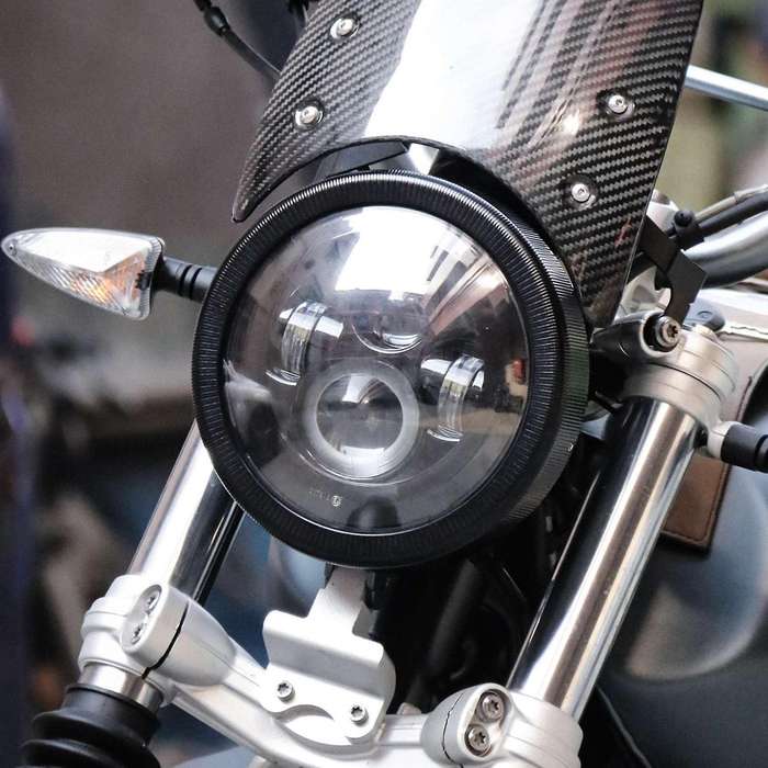 Motorcycle 7inch Burst Headlight Trim Ring Cover For-bmw R Nine T B