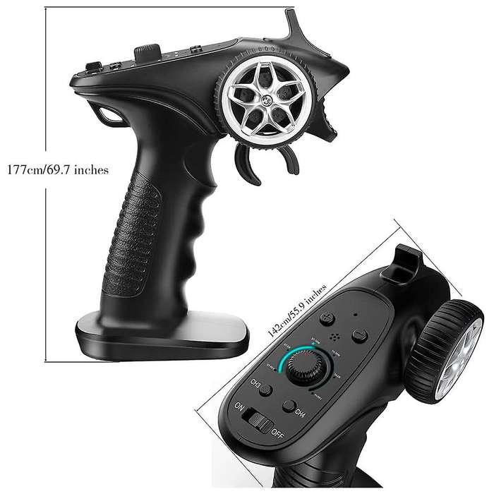 Ga-4h-tx Tx4 2.4ghz Radio System Transmitter W/ Receiver for Rc Car